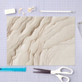 Ivory Cream Bohemian Textured Wedding Tissuepapier (Craft)