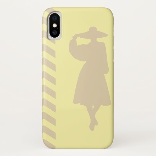 Ivory Cream Neutral Chevrons Mode Case-Mate iPhone Case (Achterkant)