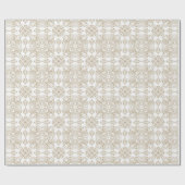 Ivory Cross-rapping Paper Cadeaupapier (Vlak)