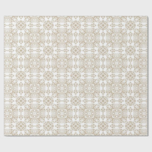 Ivory Cross-rapping Paper Cadeaupapier