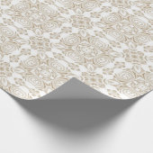 Ivory Cross-rapping Paper Cadeaupapier (Hoek)