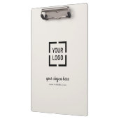 Ivory Custom Logo Business-merknaam Klembord (Links)