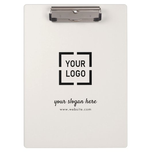 Ivory Custom Logo Business-merknaam Klembord (Voorkant)