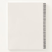Ivory Custom Logo Business-merknaam Notitieboek (Achterkant)