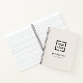 Ivory Custom Logo Business-merknaam Notitieboek (Binnen)