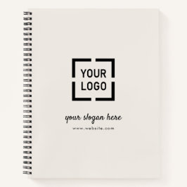 Ivory Custom Logo Business-merknaam Notitieboek