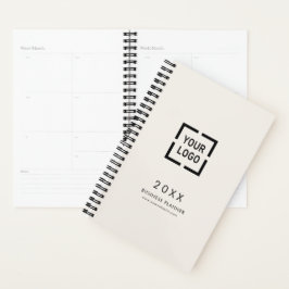 Ivory Custom Logo Business-merknaam Planner