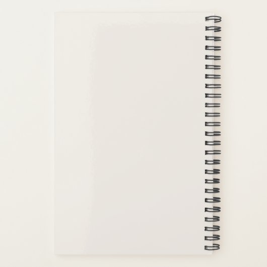 Ivory Custom Logo Business-merknaam Planner (Achterkant)
