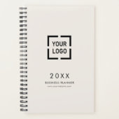 Ivory Custom Logo Business-merknaam Planner (Voorkant)