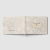  Ivory Damask Wedding Gastenboek (Volledig)