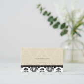 Ivory Damask Wedding Plaatskaarten Plaatskaartje (Staand voorkant)
