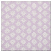 Ivory Damasks on Light Purple Stof (Swatch)