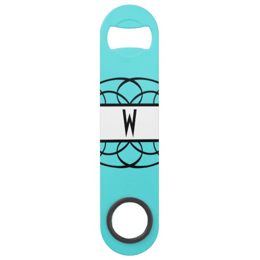 Ivory Deco Flourish Bottle Open Speed Flessenopener (Voorkant)