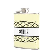 Ivory Deco Flourish Flask Heupfles (Links)