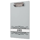 Ivory Deco Flourish klembord (Links)