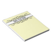 Ivory Deco Flourish Notitieblok (Schuin)