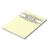 Ivory Deco Flourish Notitieblok (Linkerzijde)