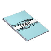 Ivory Deco Flourish Notitieboek (Rechterzijde)