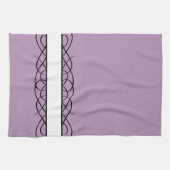 Ivory Deco Flourish Theedoek (Horizontaal)