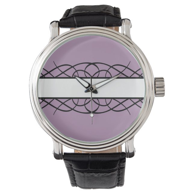 Ivory Deco Flourish Watch Horloge (Voorkant)