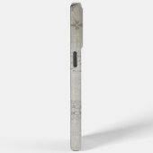 Ivory Distress  Damask Monogram Case-Mate iPhone Case (Achterkant / Rechts)