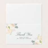 Ivory Dreams de heer en mevrouw Wedding Hartelijk  Kaart (Buitenkant ongevouwen)