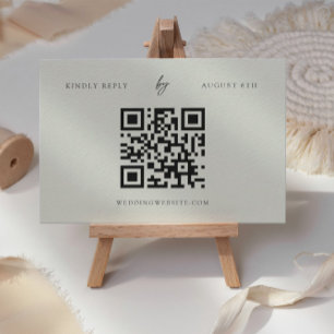 Ivory Elegant Classy RSVP Online Wedding RSVP Kaar