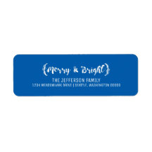 Ivory Elegant Sketched Merry en Bright Holiday