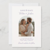 Ivory | Elegante bloemboog met script huwelijks- (Voorkant)