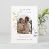 Ivory | Elegante Script Bloemboog Trouw  (Staand voorkant)