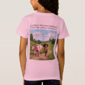 Ivory Elephant Friendship T-Shirt – Kids Edition (Achterkant)