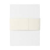 Ivory en Copper Simple Names Wedding Uitnodigingen Wikkel (Achterkant Voorbeeld)