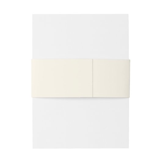 Ivory en Copper Simple Names Wedding Uitnodigingen Wikkel (Achterkant Voorbeeld)