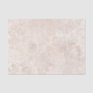 Ivory en White  Damask Tissuepapier