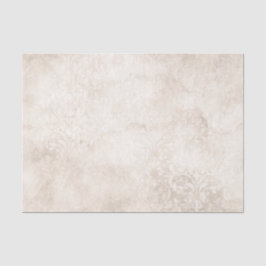 Ivory en White Damask Tissuepapier