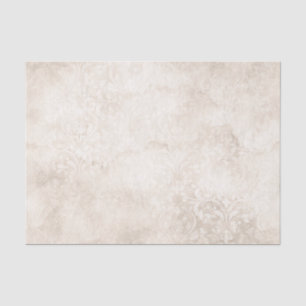 Ivory en White  Damask Tissuepapier
