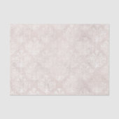 Ivory en White Damask Tissuepapier (Voorkant)