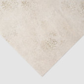 Ivory en White  Damask Tissuepapier (Detail)