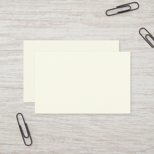 Ivory Europees Visitekaartje (Voorkant / Achterkant in situ)