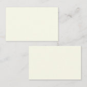 Ivory Europees Visitekaartje (Voorkant / Achterkant)