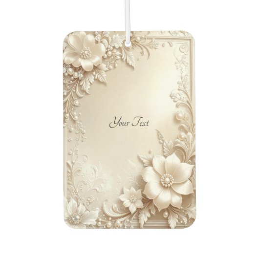 Ivory Flowers Air Freshener Luchtverfrisser (Voorkant)