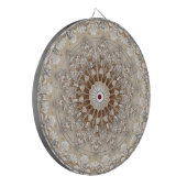 Ivory Flowers Dartboard Dartbord (Voorkant Links)