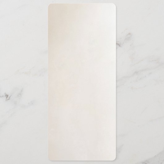 Ivory Flowers Menu (Achterkant)