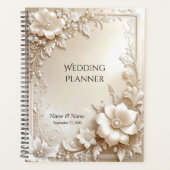 Ivory Flowers Planner (Voorkant)