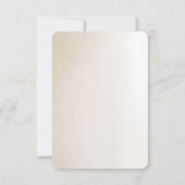 Ivory Flowers RSVP Card (Achterkant)