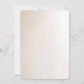 Ivory Flowers Save the Date (Achterkant)