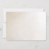 Ivory Flowers Save The Date (Achterkant)