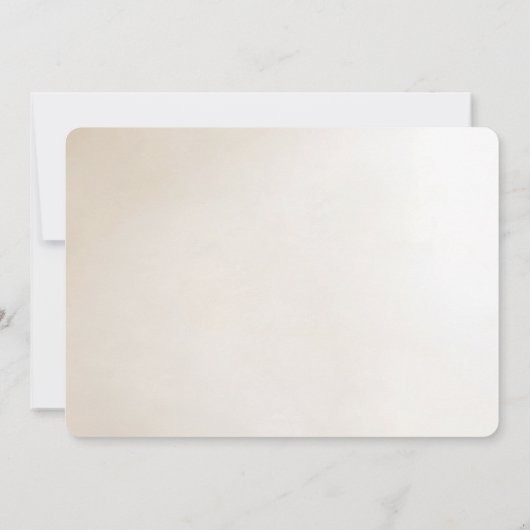 Ivory Flowers Save The Date (Achterkant)