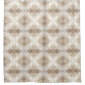 Ivory Flowers Shower Curtain Douchegordijn (Voorkant)