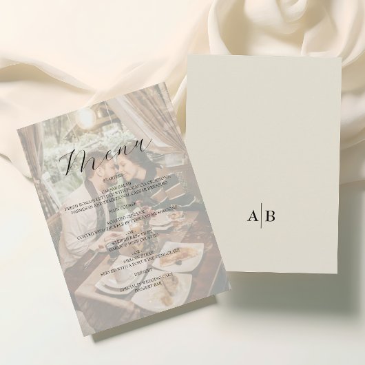 Ivory Foto Huwelijk Menu